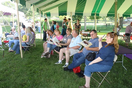 Joseph Smith descendants gather under tent