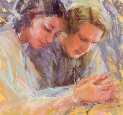 Emma and Joseph Praying