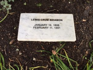 Lewis Crum Bidamon Headstone