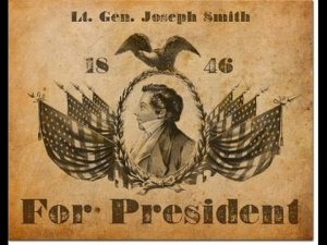 Joseph Smith campaign Poster